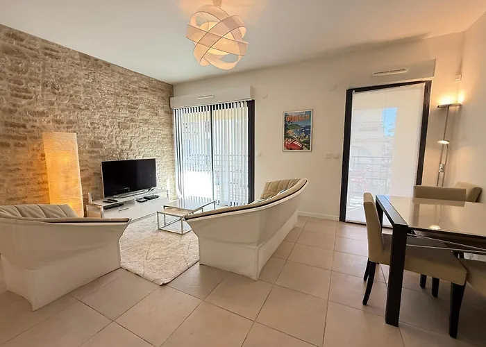 Superb For 4 Sea View & Terrace Private Parking Appartement